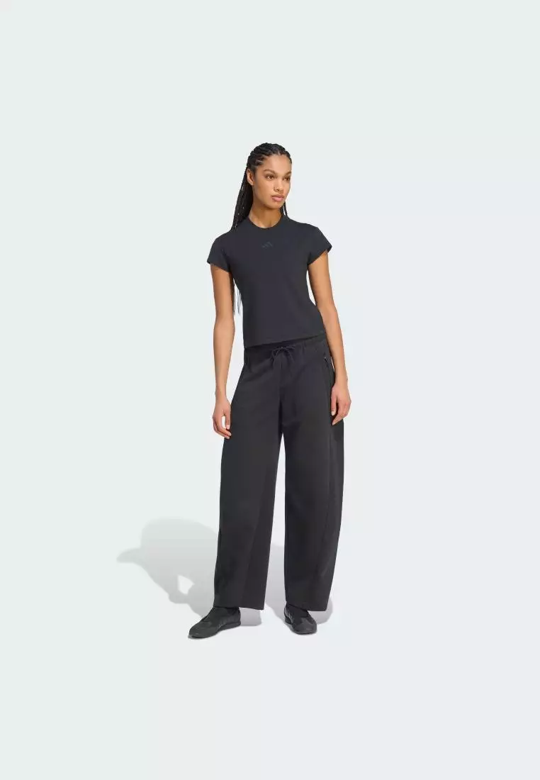 Lifestyle Z.N.E. WIDE PANT Women Black KH0483