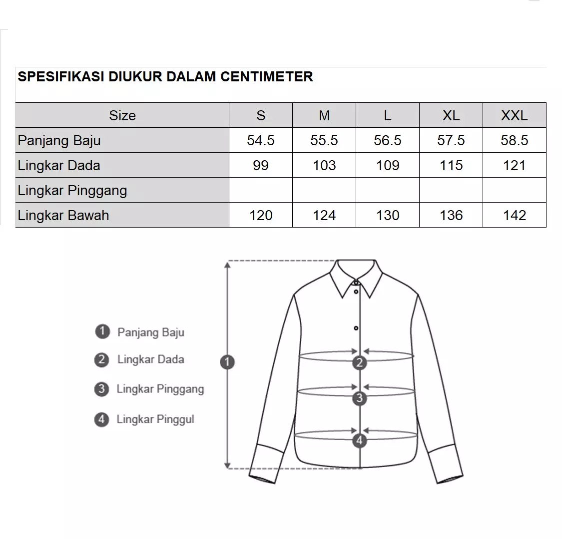 MINIMAL - Kanza - Blus Motif Parang - Beige Colour Beige