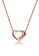 CELOVIS gold CELOVIS - Amora Love Heart in Rose Gold Pendant Necklace BED46AC67BDA24GS_1
