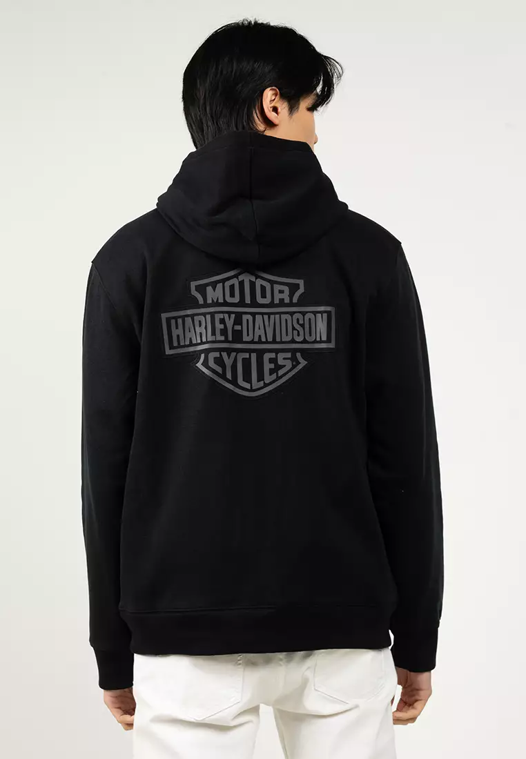 Harley-Davidson® Plaid Lined Zip Hoodie