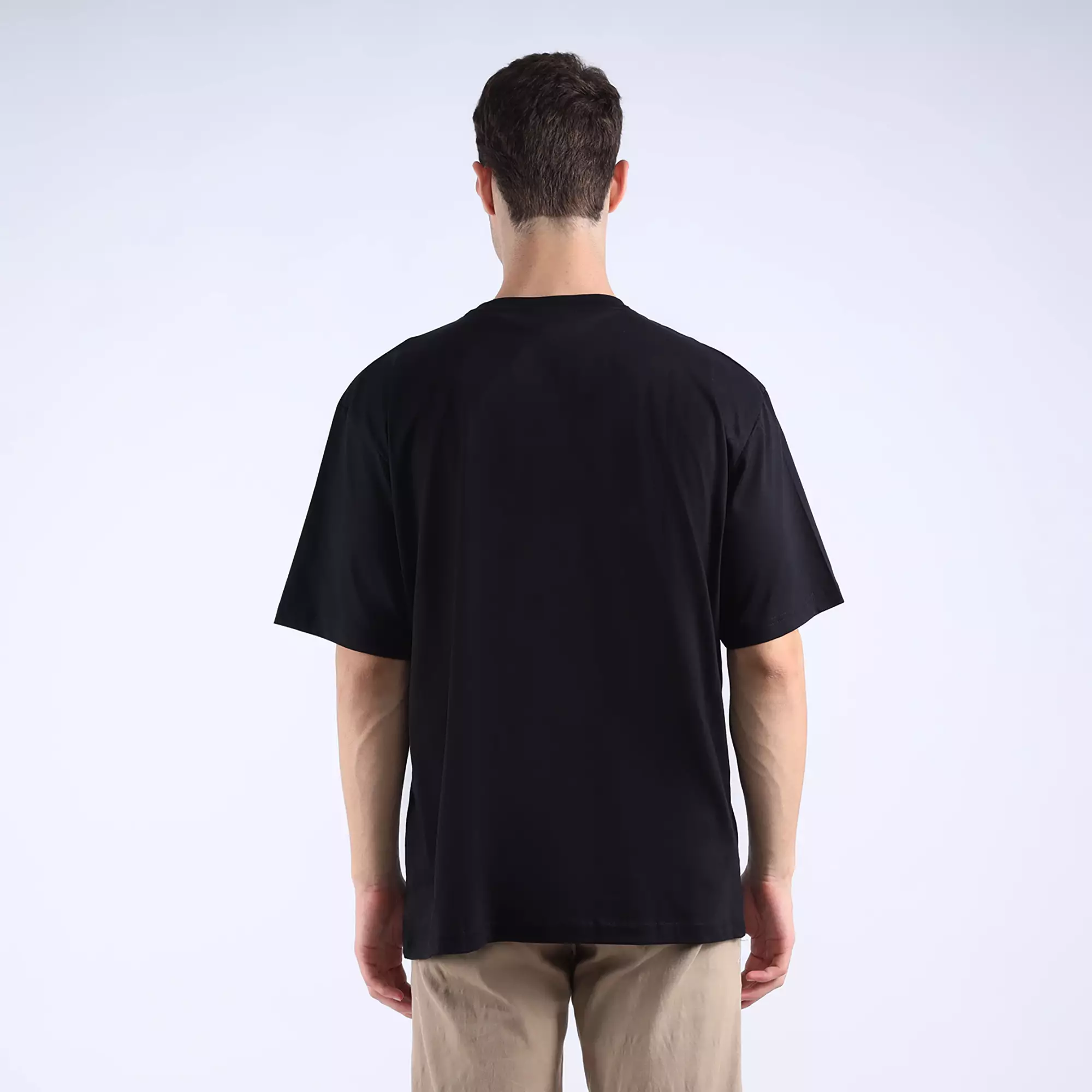 FACILITY by Larusso Work in Progress - Nial Oversize Pocket Tee - Jet Black