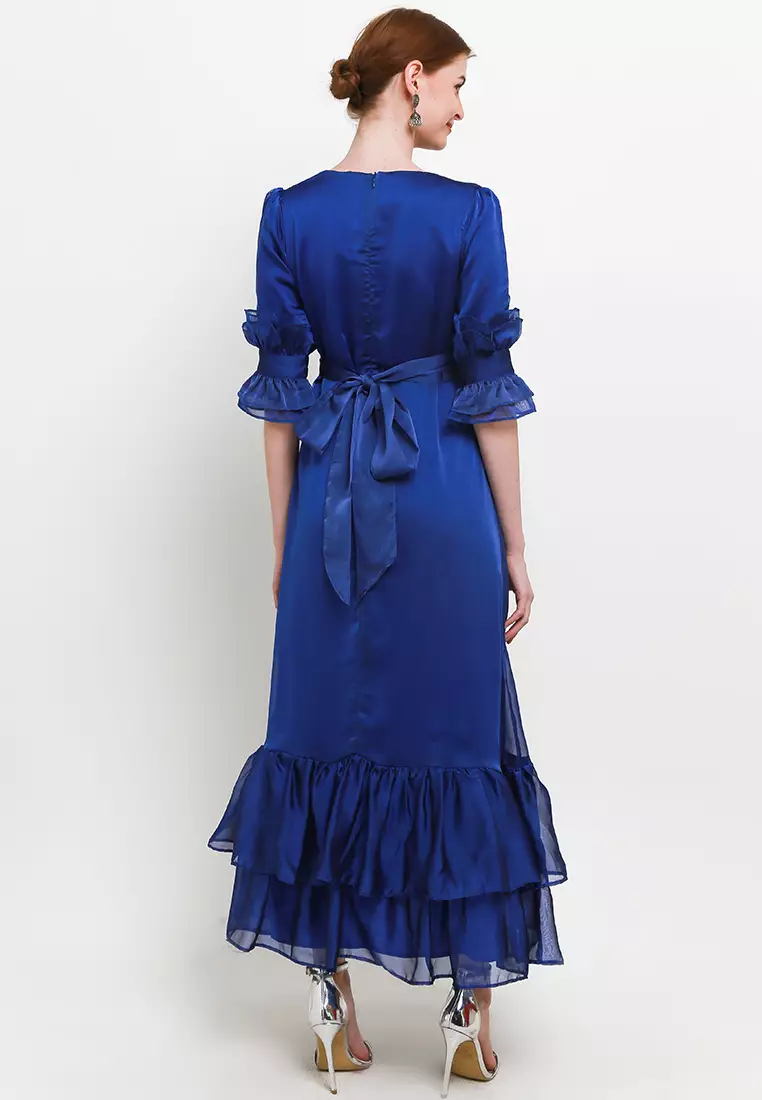 Chanira Festive Portia Gamis-Royal Blue