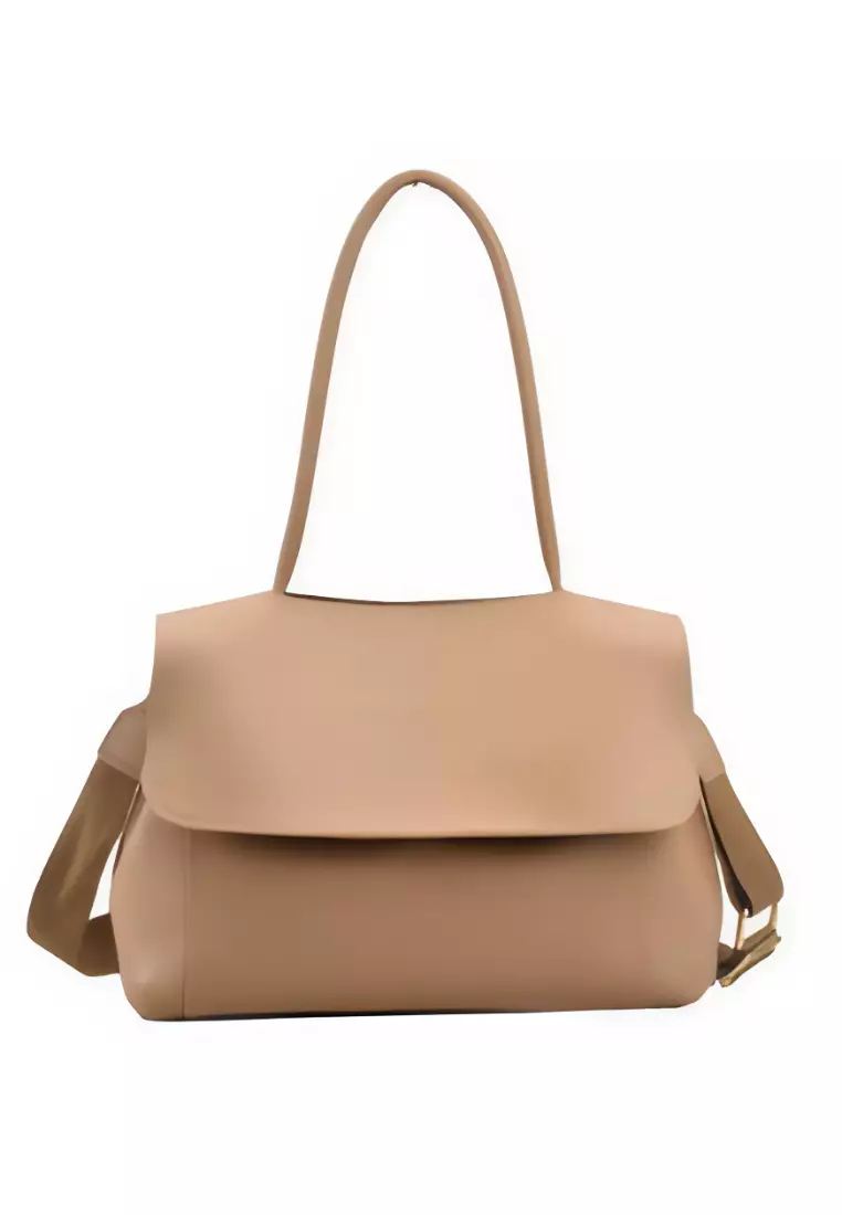 Plain leather online bag