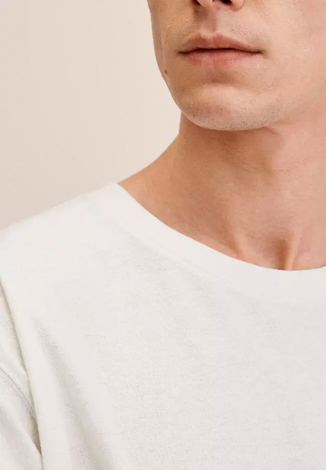 Cotton Linen-Blend T-Shirt