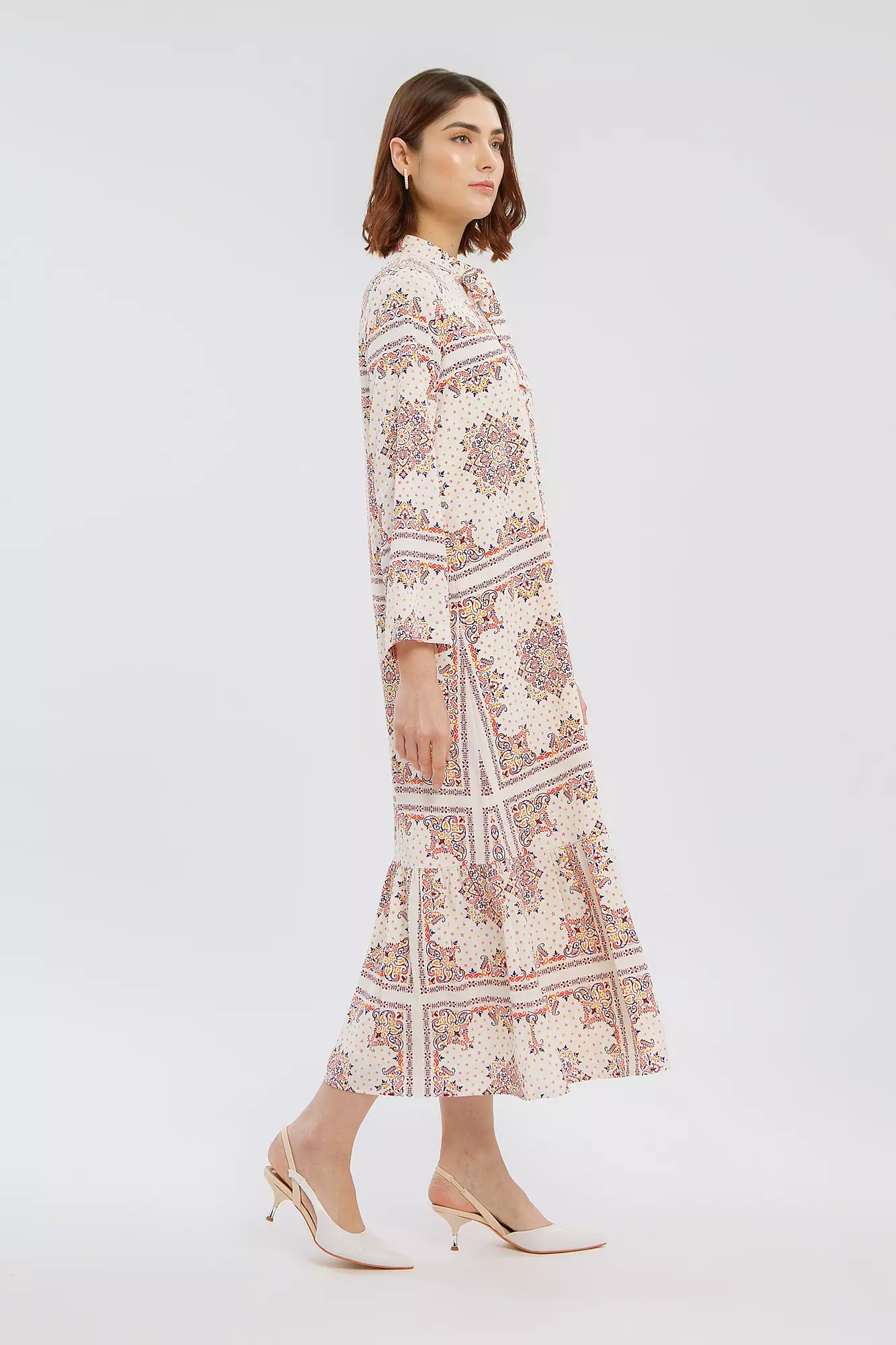 Minimal Hameeda Dress Terracotta