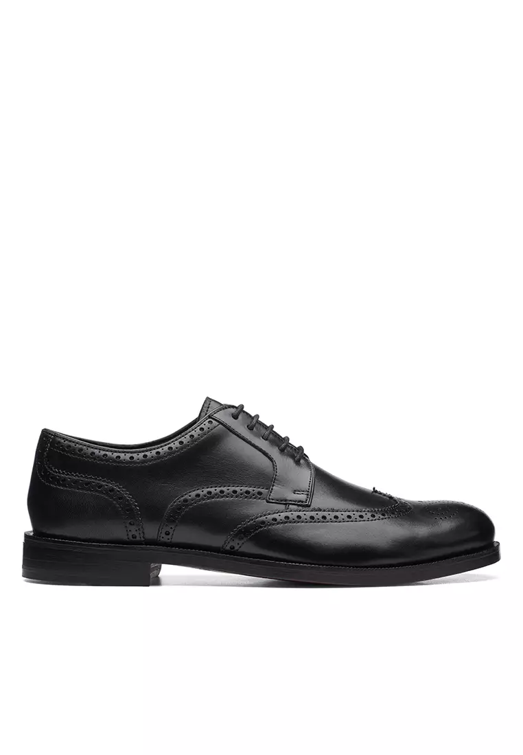 Discount on Clarks  shoes - SKU: Craftdean Wing Dress Shoe Black