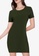 ZALORA WORK green Short Sleeve Mini Dress BF5A8AA1125A3EGS_3