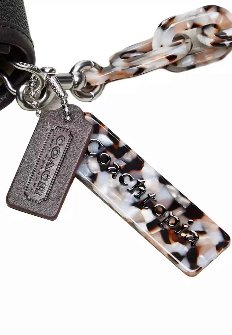 Wavy Dinky Bag In Coachtopia Leather - Black CK113