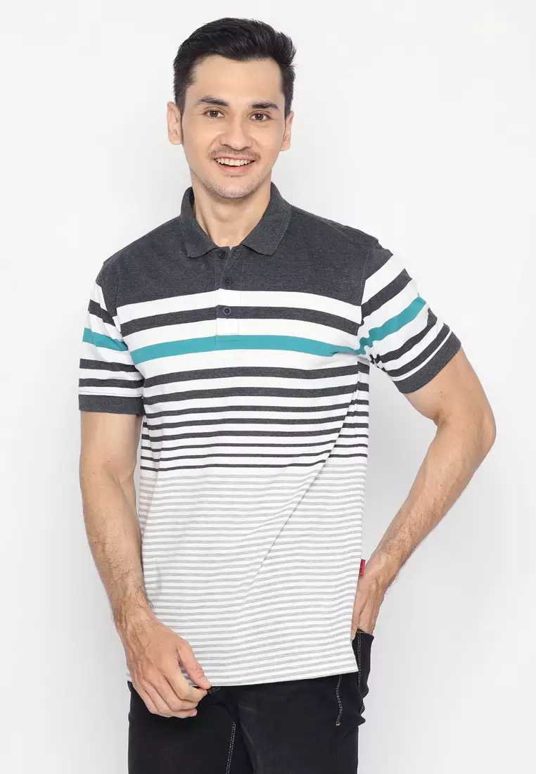 POLICE Polo Shirt Krah Polos Pria 207650021