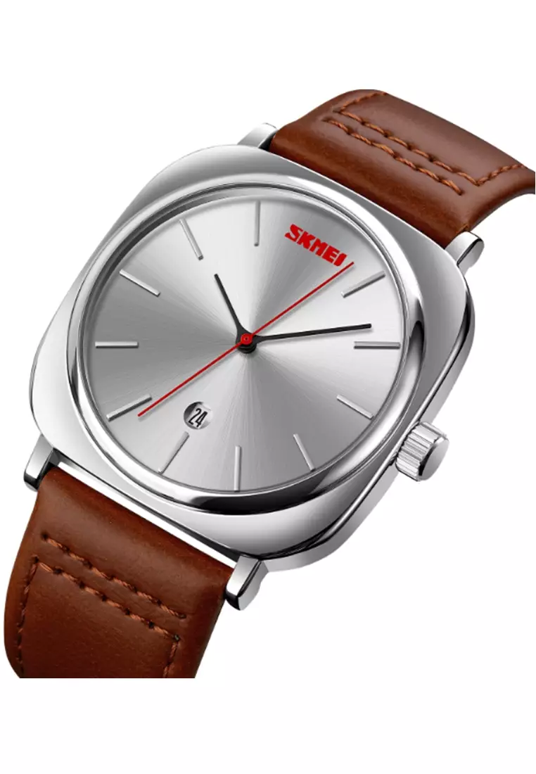 Jam Tangan Analog Pria Waterproof Strap Tali Material Leather BY90 ORIGINAL