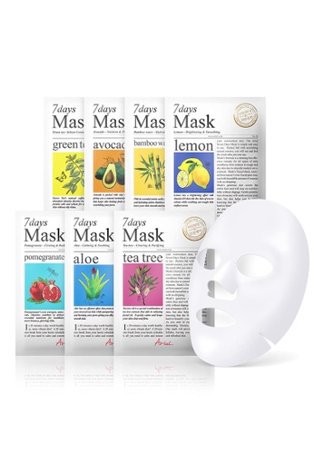 Download Shop Ariul 7 Days Mask Set Online On Zalora Philippines PSD Mockup Templates