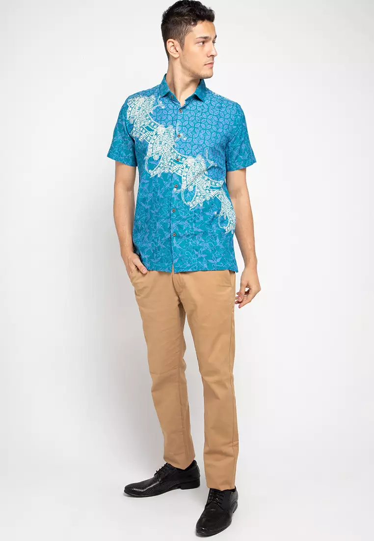 GITARJA-HANDMADE-BLUE Batik