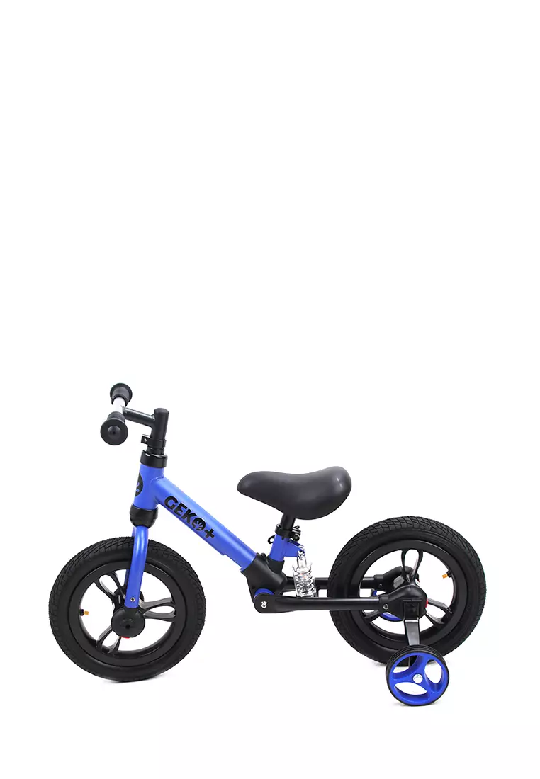 Geko+ 12 Kids Balance Bike - Navy Blue