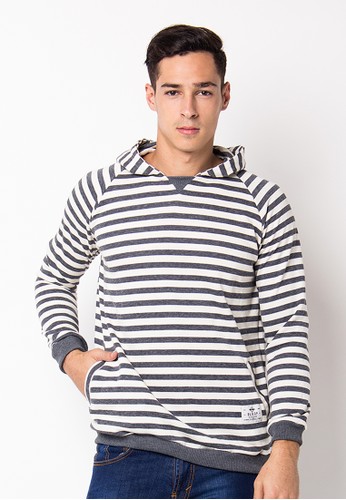 Bloop Sweater Bn Blake Stripe Whtd Grey BLP-PG033