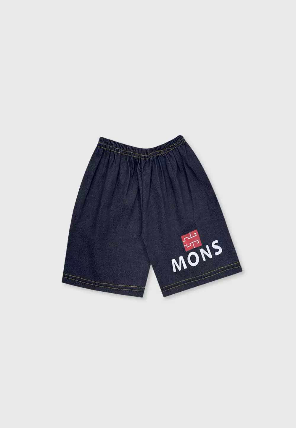 Wakakids Setelan Bayi Laki Laki Usia 6 Bulan Hingga 12 Bulan Baju Oblong Lengan Pendek Celana Jeans Motif Mons Army 2993 Navy