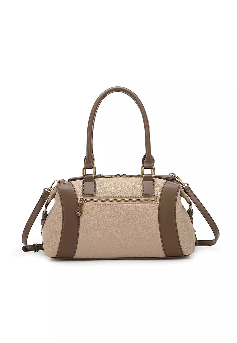 Women's Top Handle Bag / Sling Bag / Crossbody Bag / Shoulder Bag - Khaki / Coffee