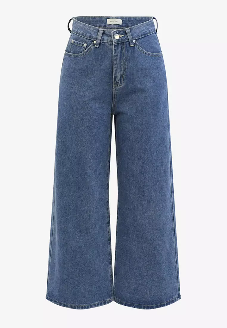 Windsor Cropped Wide Leg Jeans