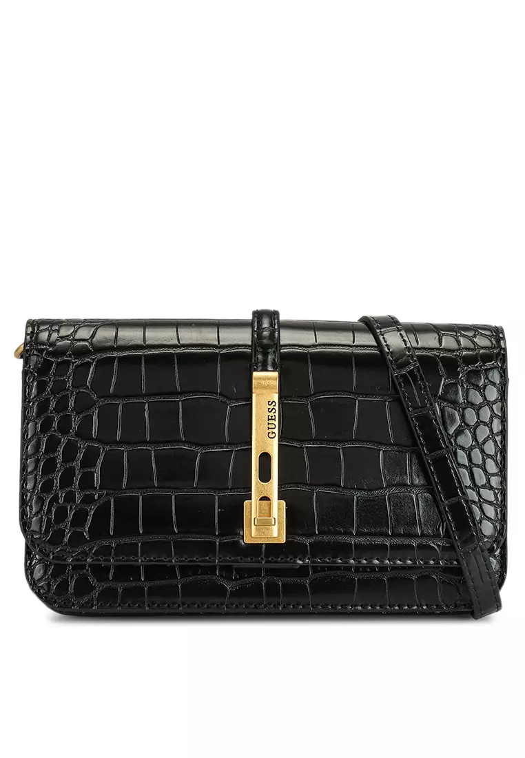 Guess mini store flap clutch