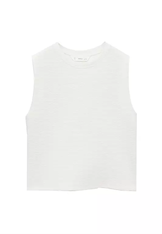 Textured Cotton Top