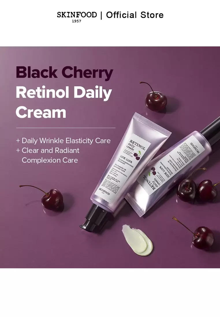 SKINFOOD - Black Cherry Retinol Daily Cream