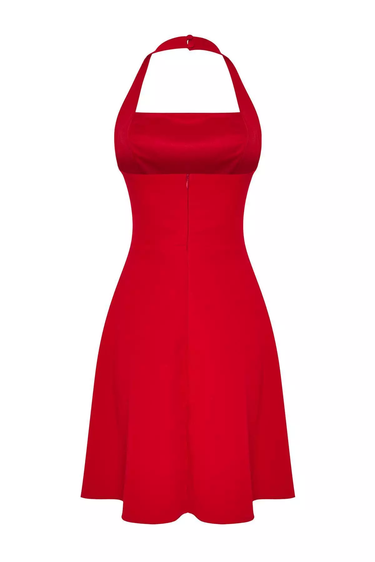 Red A Line Stylish Short Dress