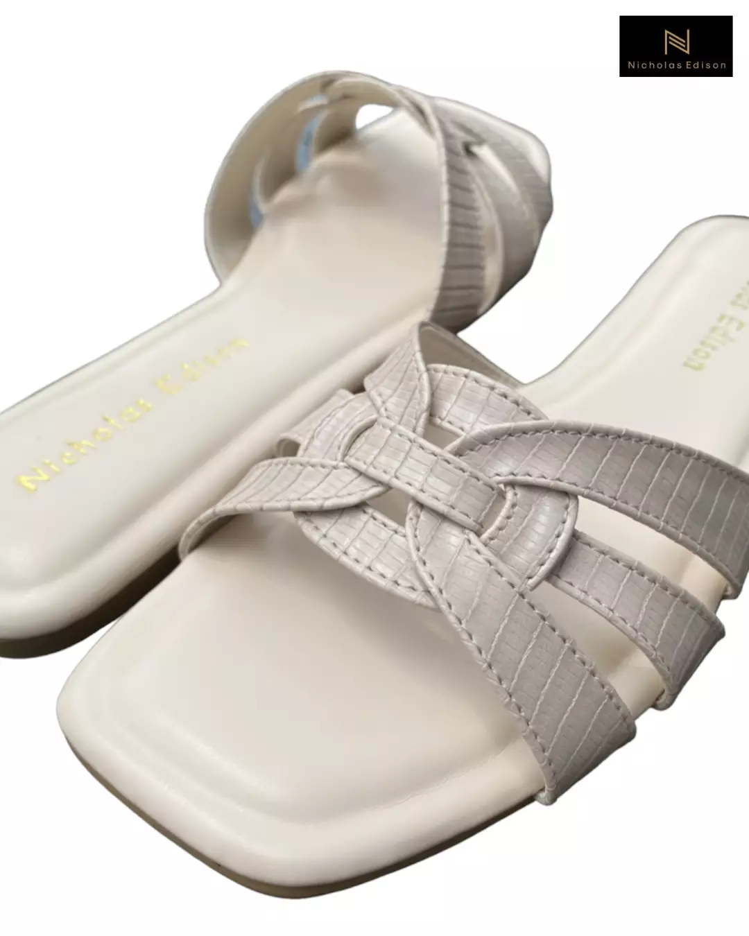 Nicholas Edison Sandal Costa Cream