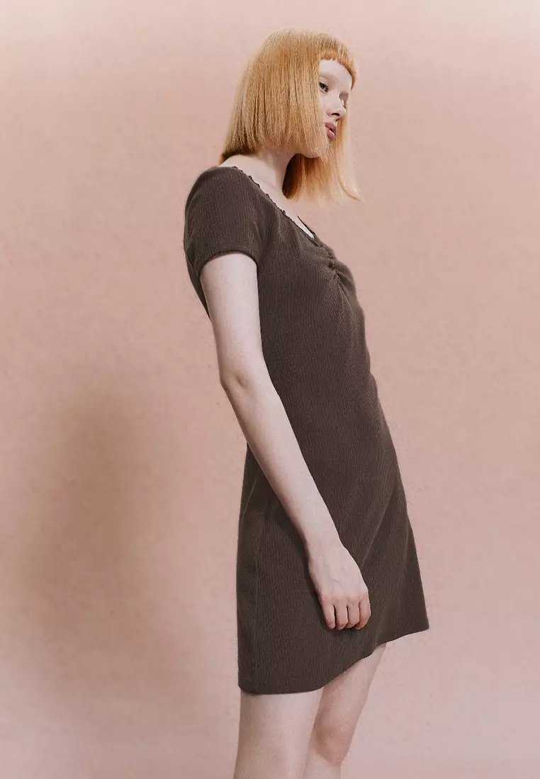 V-Neck Skater Dress