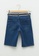 LC WAIKIKI blue Denim Roller Shorts With Belt 923F1KAC642020GS_2