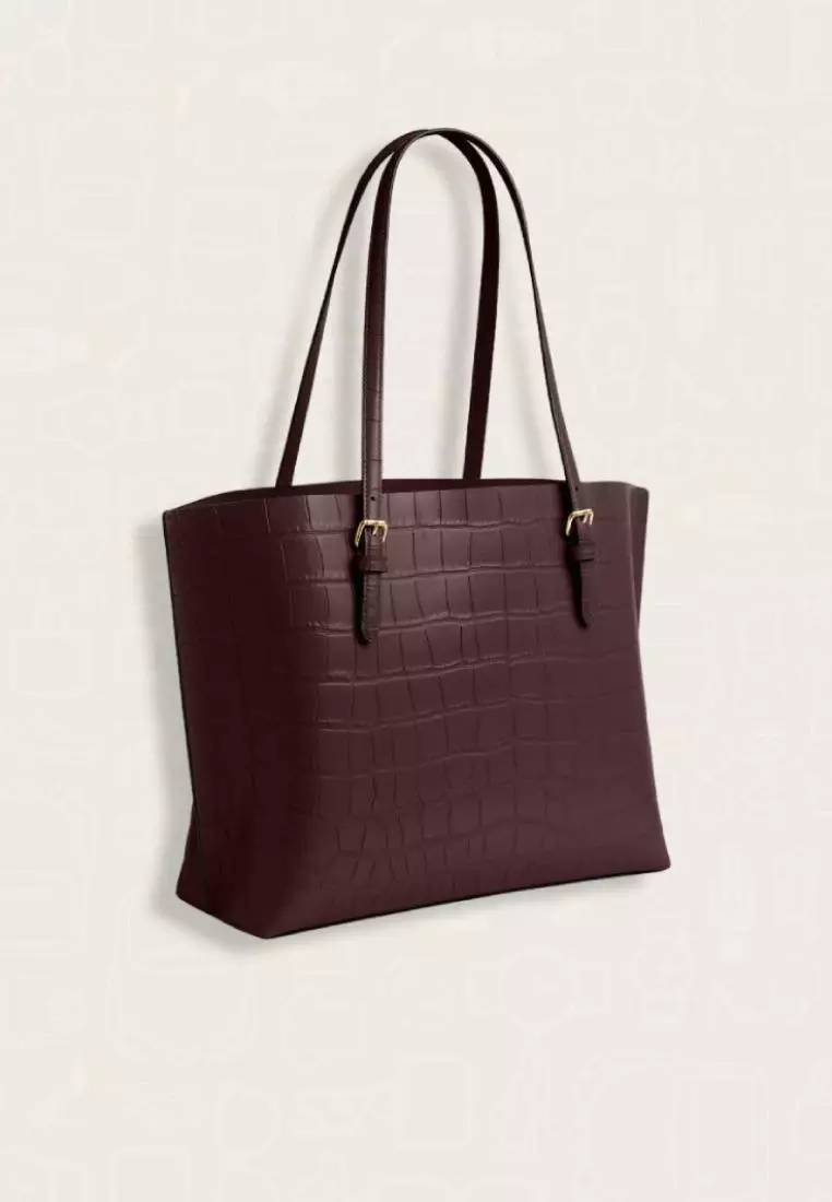 Coach Mollie Tote Bag Merlot