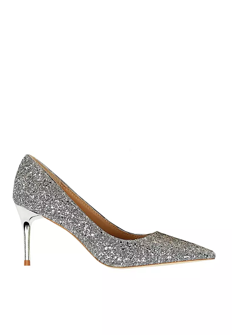Discount on Twenty Eight Shoes  shoes - SKU: VANSA 7cm Sequins Evening and Bridal Shoes VSW-P9219A1