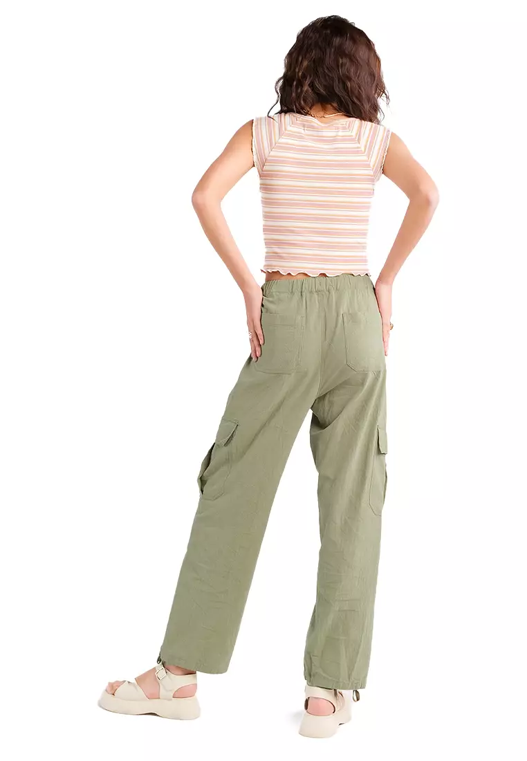 Straight Fit Cargo Pants