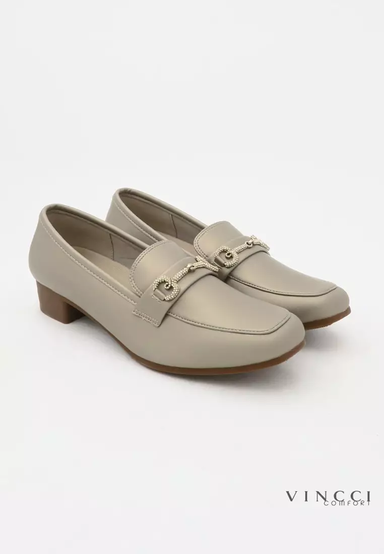 Buy Vincci Comfort Slide On Heel Loafers Online | ZALORA Malaysia