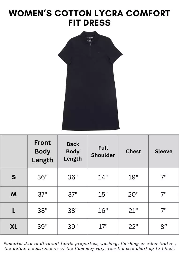 Women's Cotton Lycra Comfort Fit Dress
