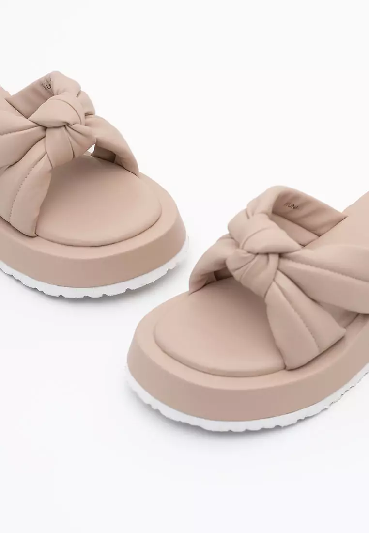 VIVI NICI - Hyuna Sandal Wanita Milk Coffee