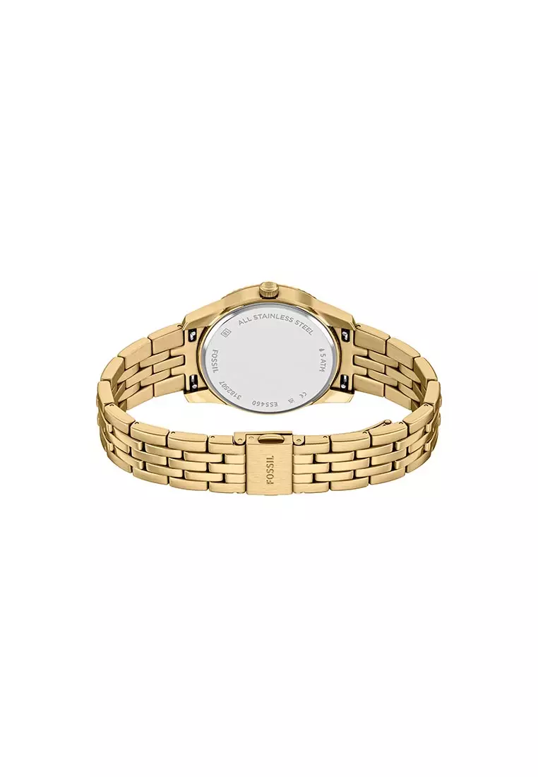 Scarlette Gold Stainless Steel Watch Es5460