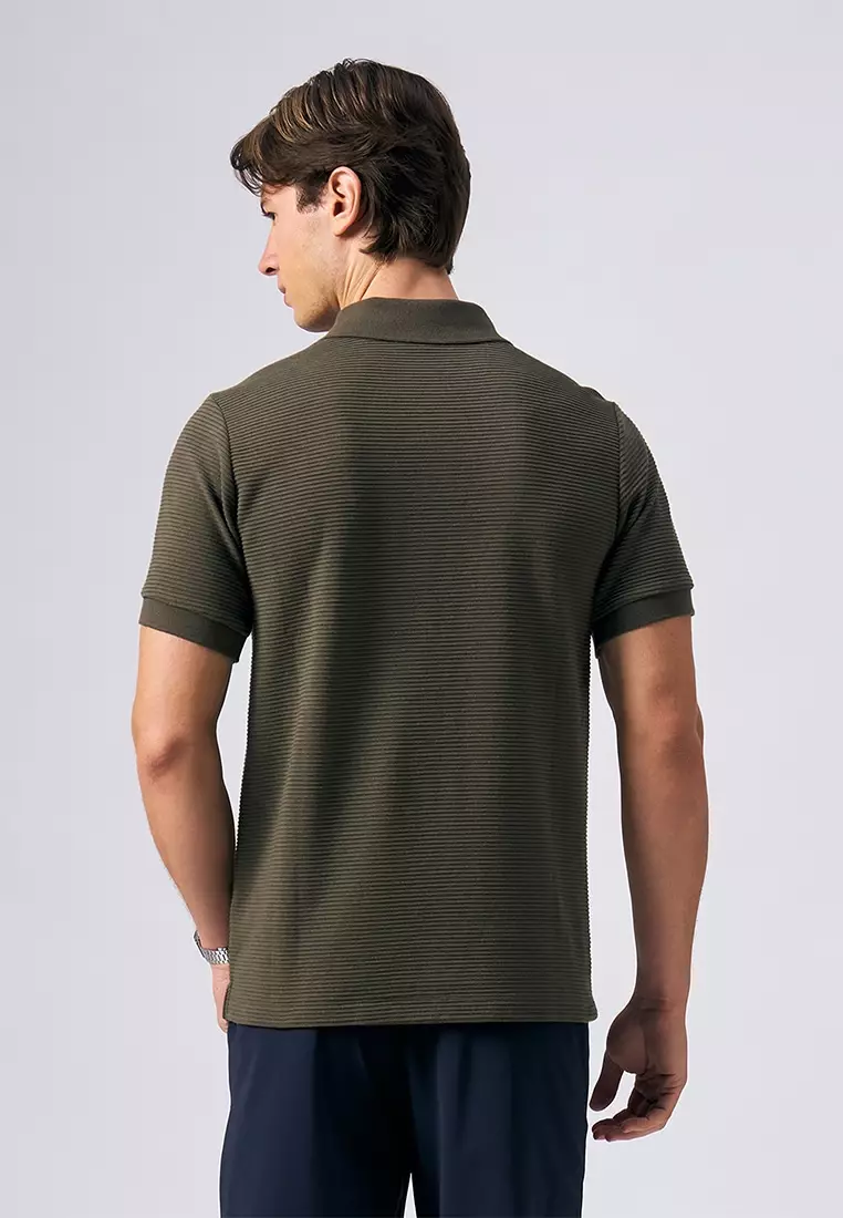 O.O.O. Textured Polo Shirt