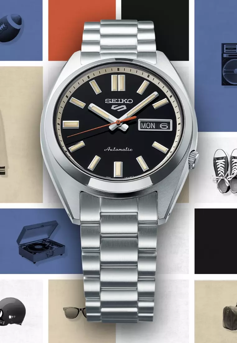 Seiko 5 Sports SNXS Series ‘Deep Black Wash’ Classic Sports Automatic Watch SRPK89K1