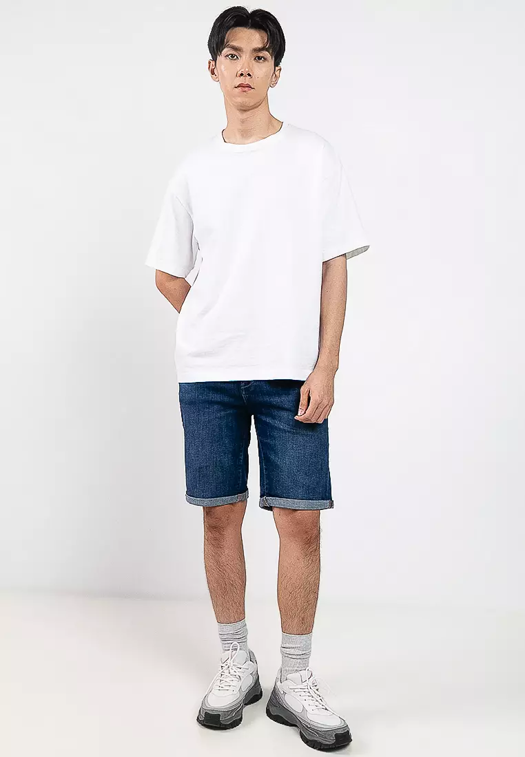 Slim Denim Shorts