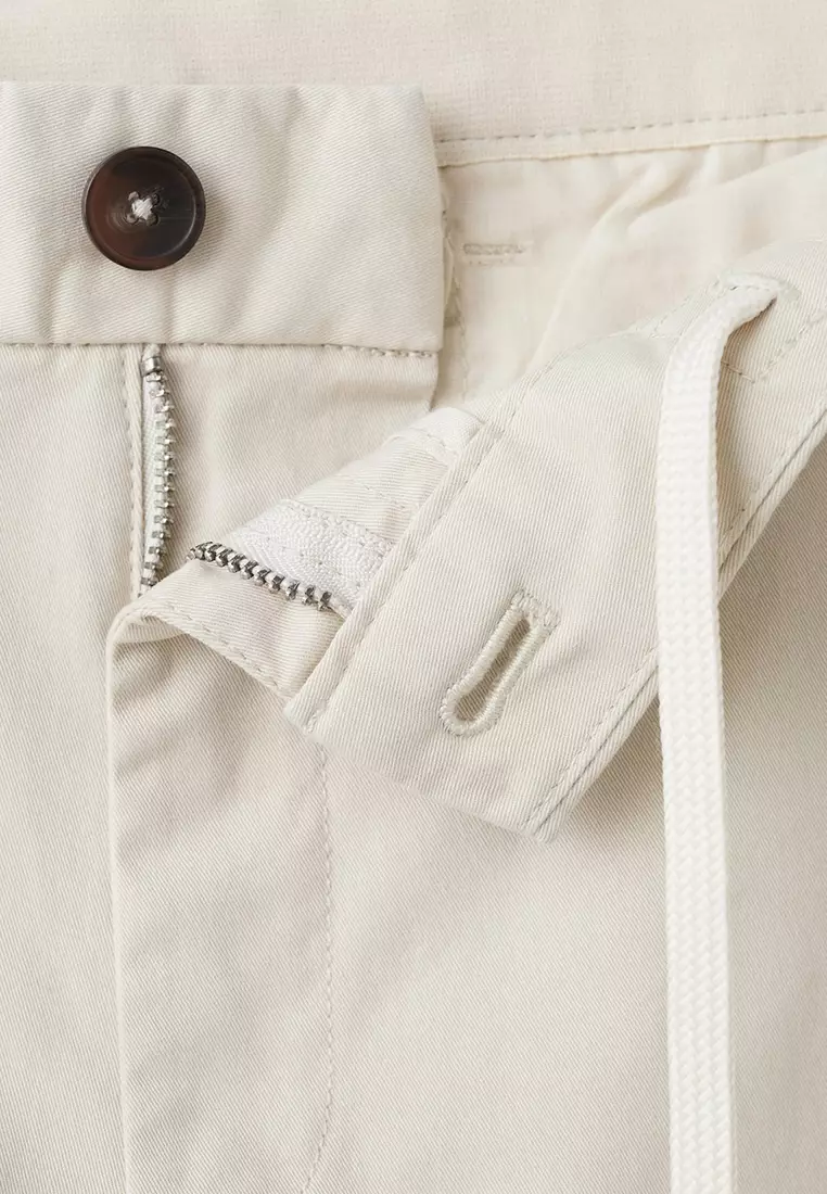 Pantalon Cropped Tapered Chino Pants