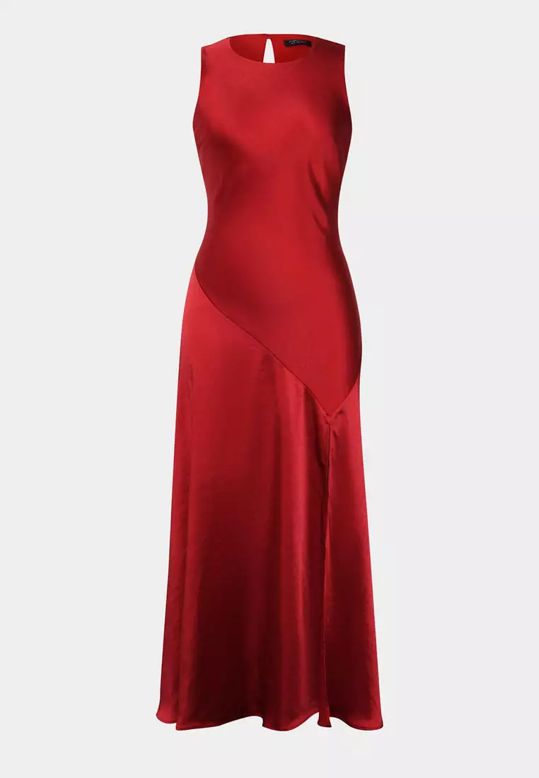 Louisa Satin Bias Dress