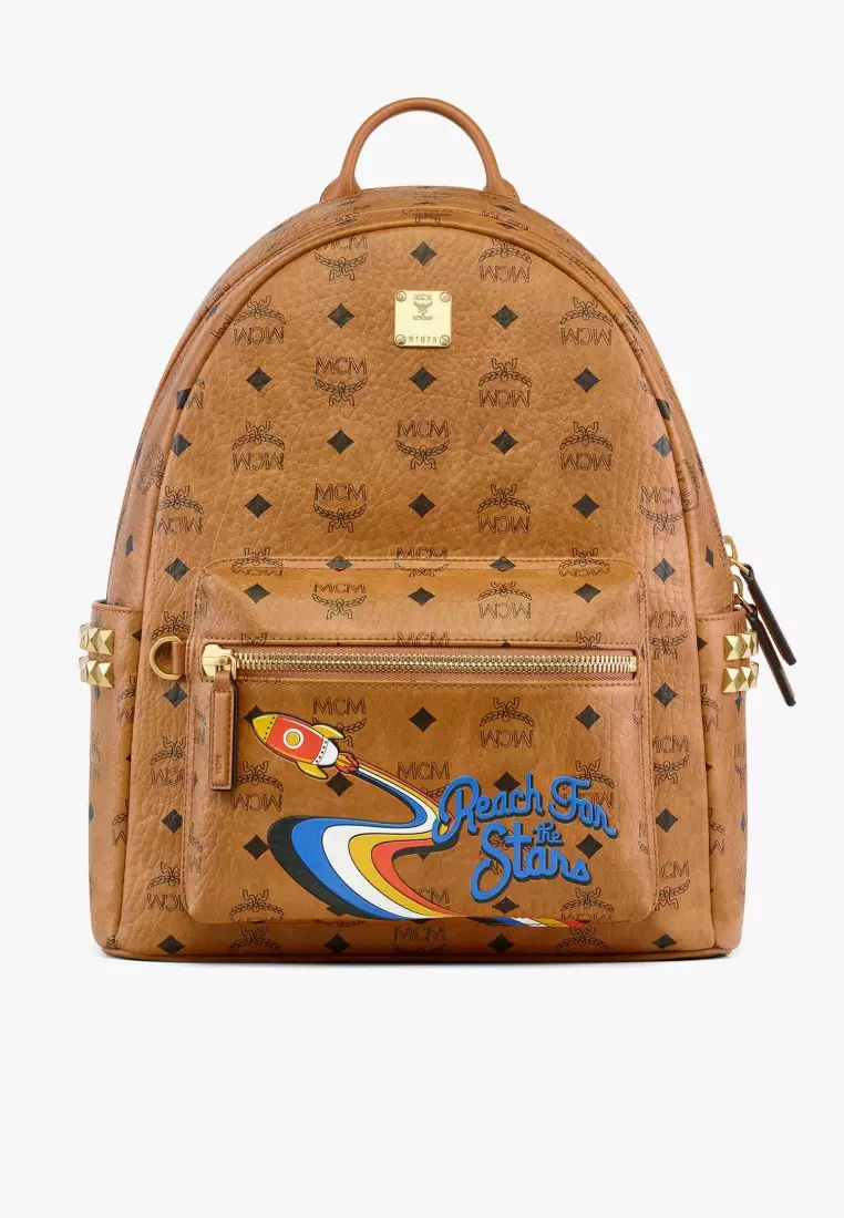 Buy MCM Stark Side Studs Backpack in Rocket Visetos 2026 Online