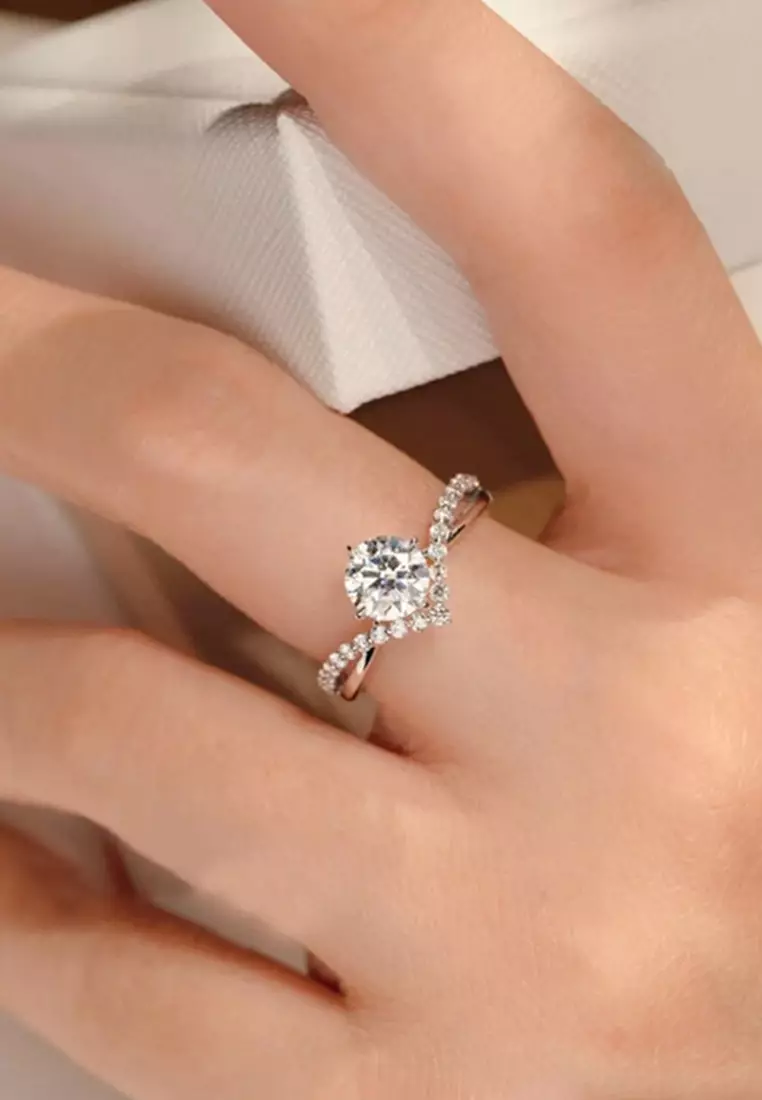 Cincin Wanita Original Desain mahkota Adjustable Fashion Anti karat Aksesoris