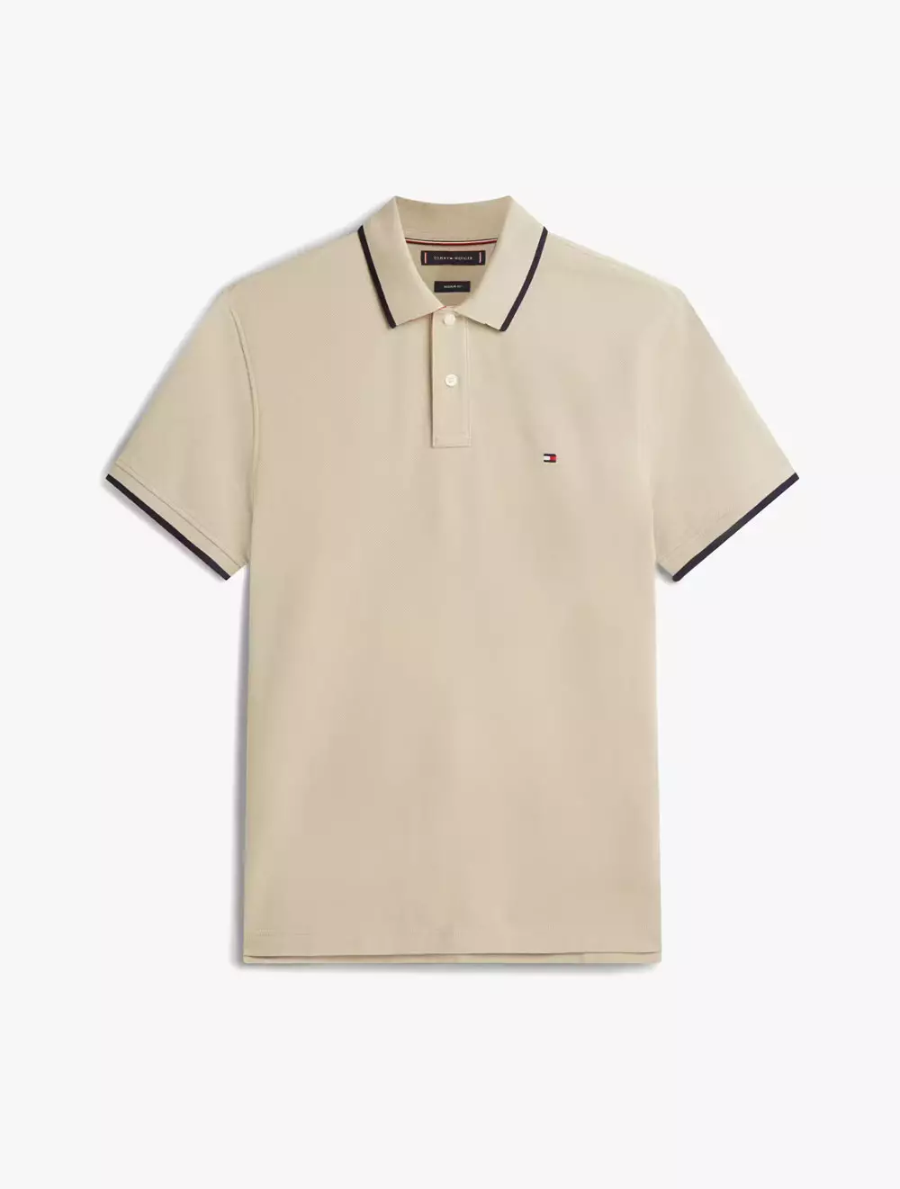 Tommy Hilfiger - Regular Fit Tipped Pique Polo Shirt