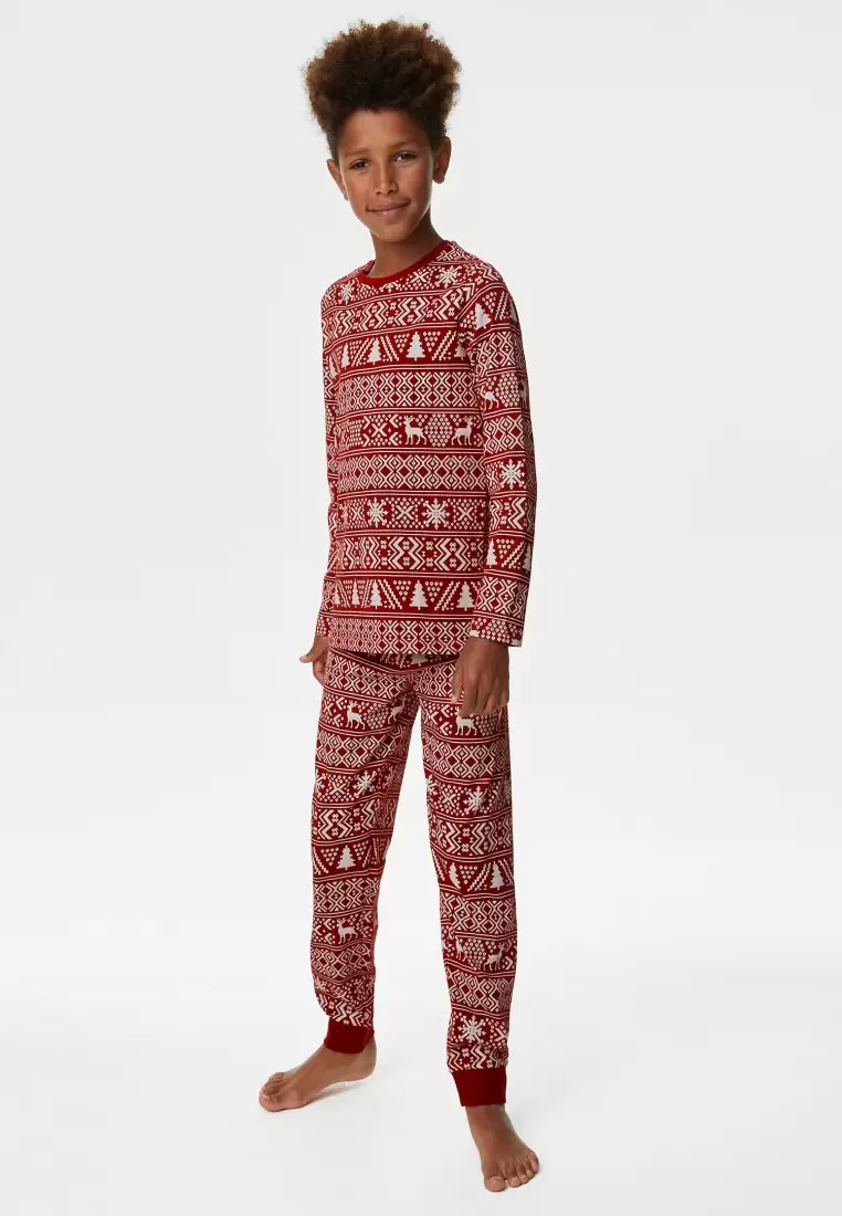 Marks and spencer children's christmas pyjama hot sale