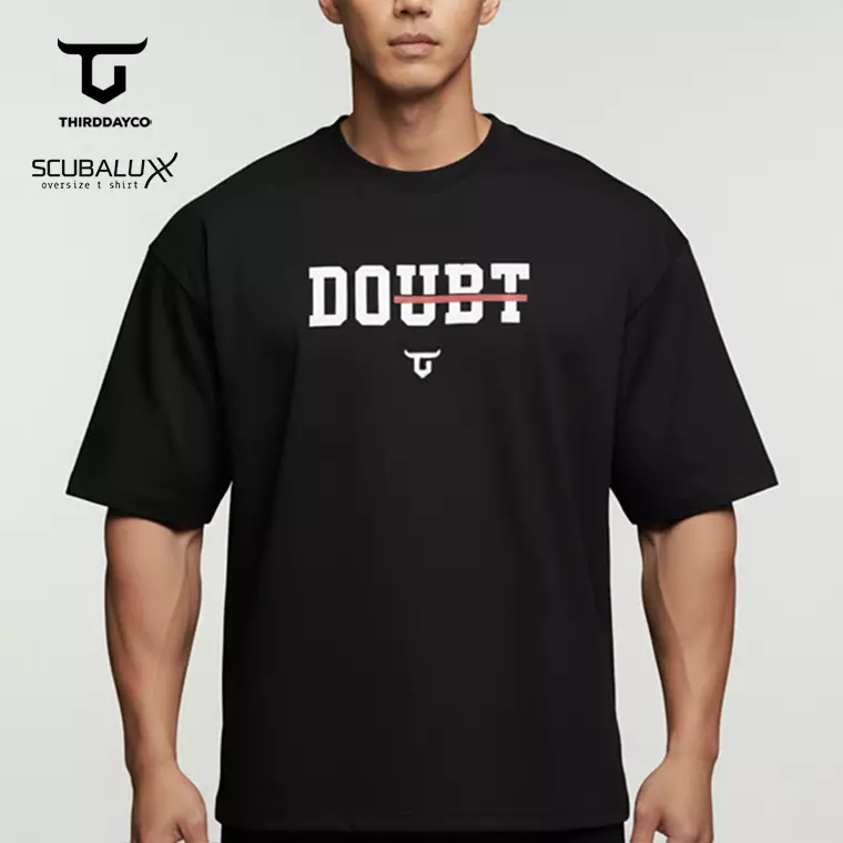 MTX72 Kaos Oversize Gym ScubaLux "doubt" hitam