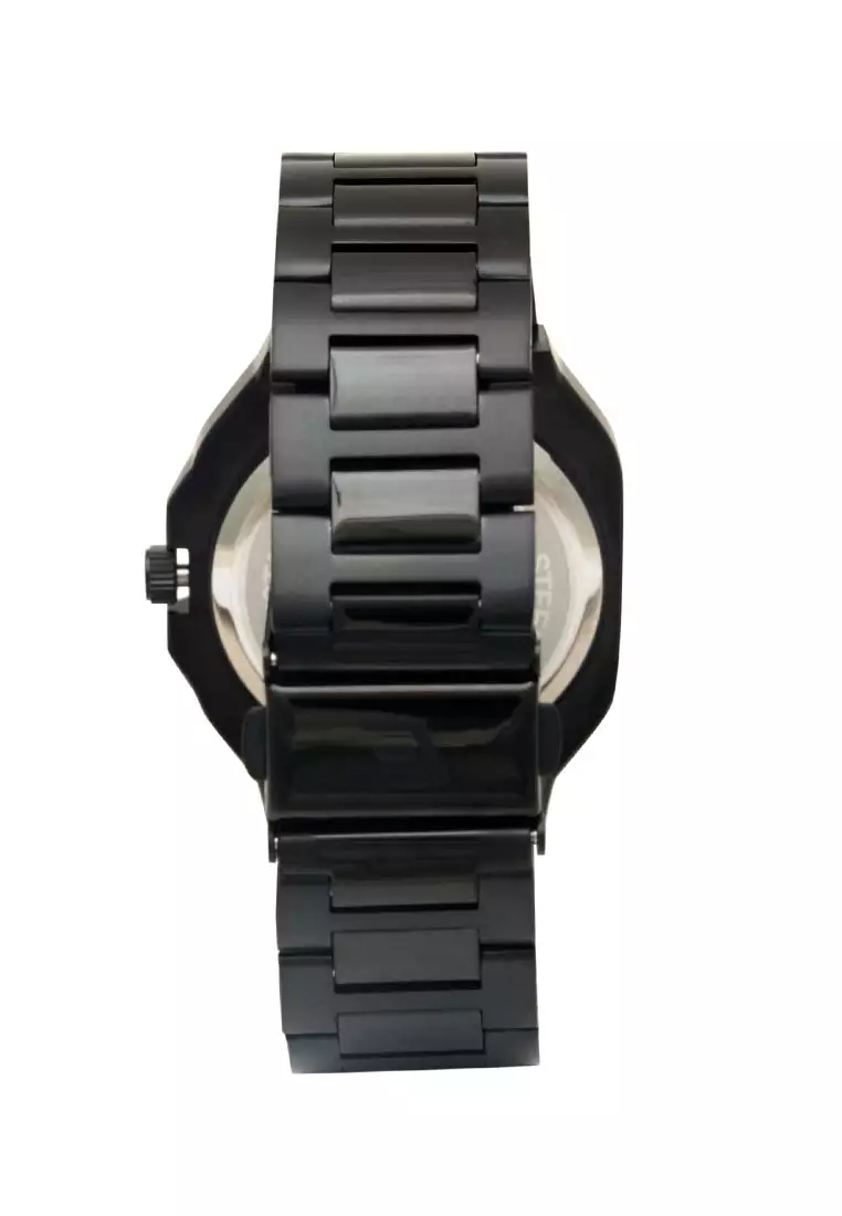 Elvano Jam Tangan Pria - Black - Stainless Steel - 3113LA1-3BK
