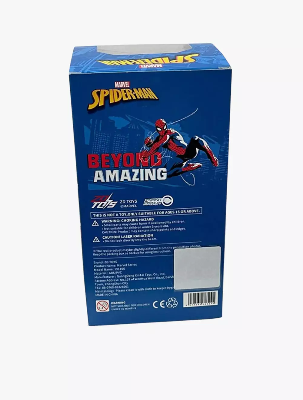 MVL ZD Toys ClassicSpiderman Plastic Holder (New Package) - ZDT1911-06