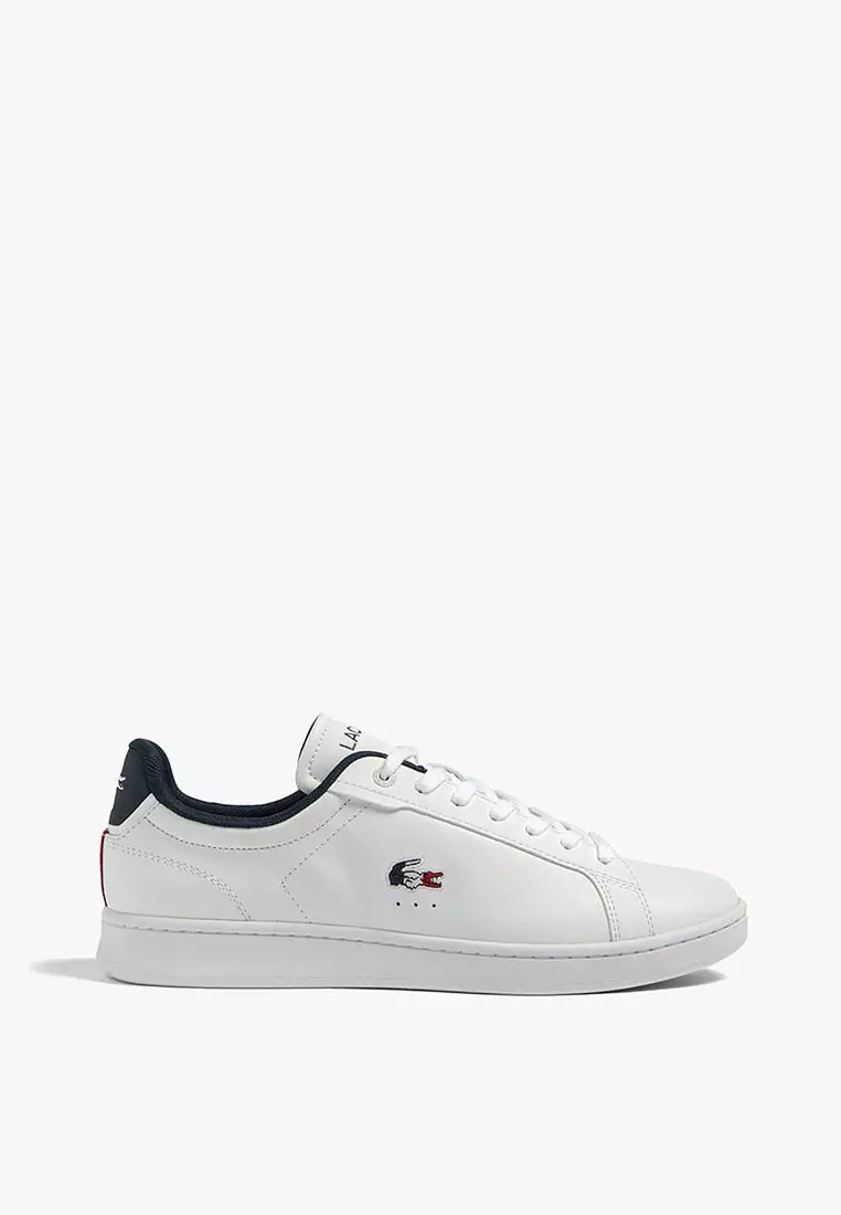Buy Lacoste Men's Lacoste Carnaby Pro Leather Tricolour Trainers Online ...