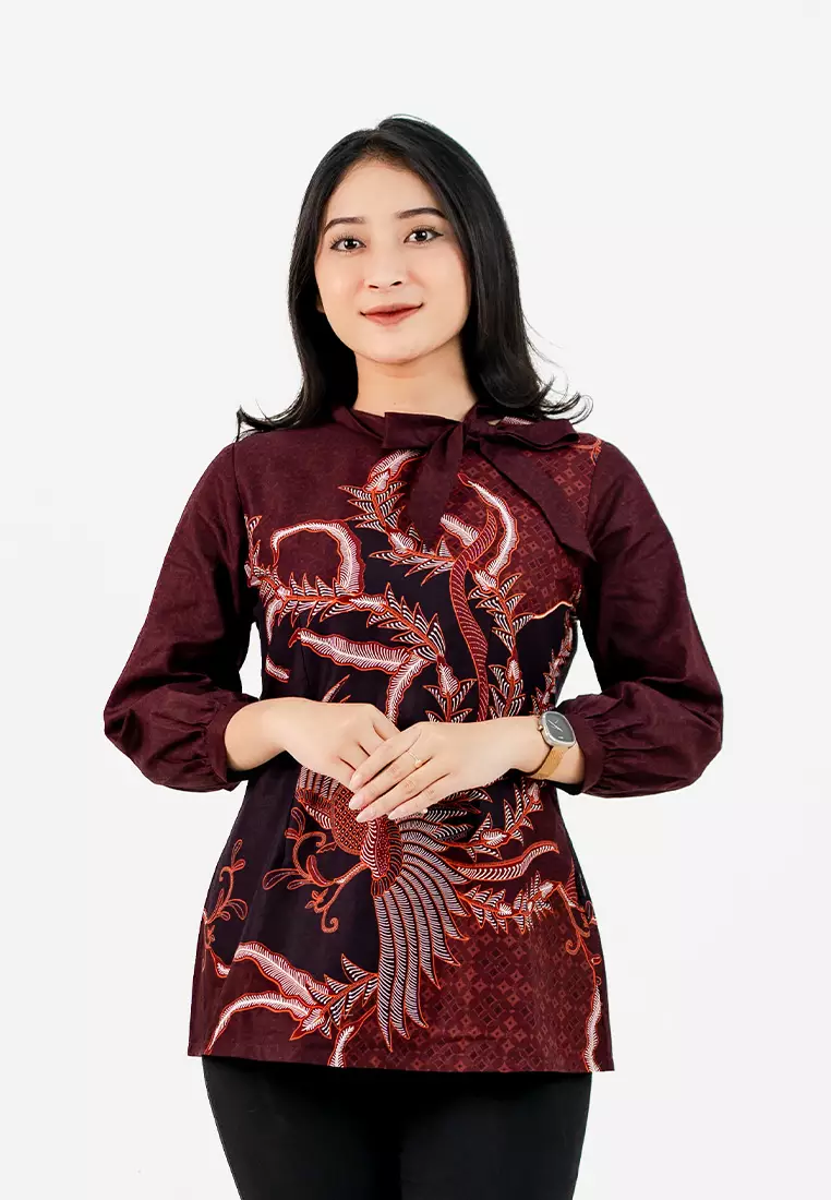 Hadinata Batik Wanita Blouse Gyana Genta