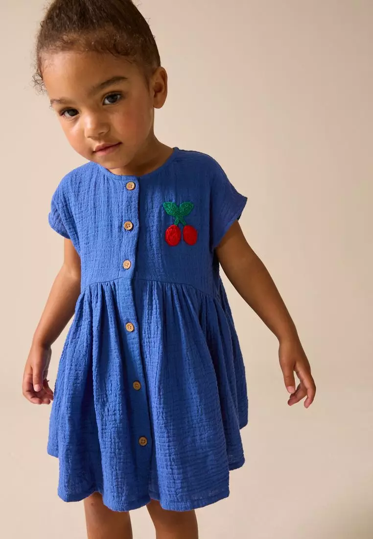 Textured Short Sleeve Dress Standard